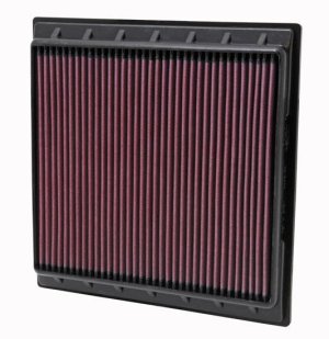 Cadillac SRX Air Filter - K&N Engineering - High-Flow Drop-In, Oiled Cotton, Washable/Reusable - `10-`13